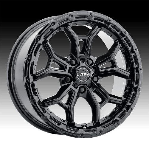 Ultra 125BK Warmonger CUV Gloss Black Custom Truck Wheels 1